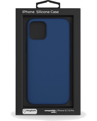 Калъф Next One - Silicon MagSafe, iPhone 12/12 Pro, син - 6
