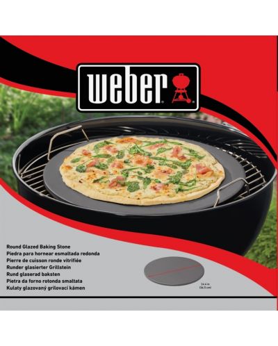 Камък за пица Weber - WB 18412, 38 х 38 х 3.5 cm, сив - 2
