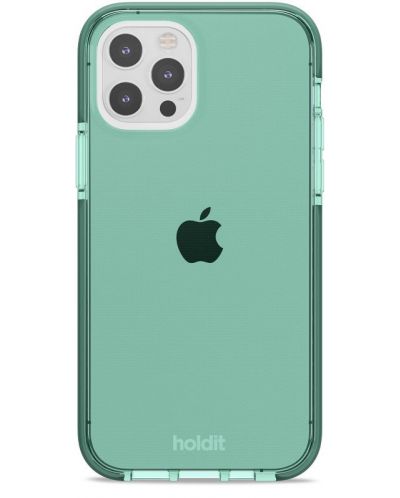 Калъф Holdit - Seethru, iPhone 12/12 Pro, зелен - 1
