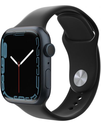 Каишка Next One - Sport Band Silicone, Apple Watch, 42/44 mm, черна - 2