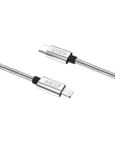 Кабел Next One - USB-C/Lightning, 1.2 m, сребрист - 3