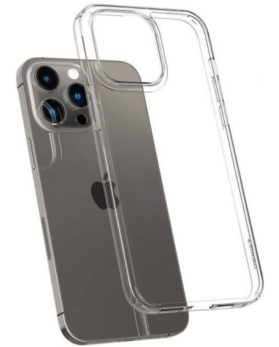 Калъф Spigen - Air Skin Hybrid, iPhone 14 Pro Max, прозрачен - 6