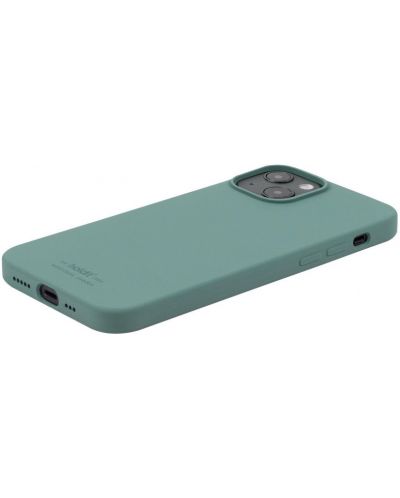 Калъф Holdit - Silicone, iPhone 13/14, Moss Green - 2