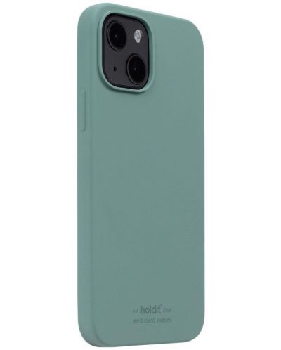 Калъф Holdit - Silicone, iPhone 13/14, Moss Green - 3