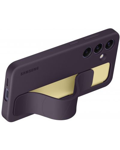 Калъф Samsung - Standing Grip Cover, Galaxy S24, тъмнолилав - 4