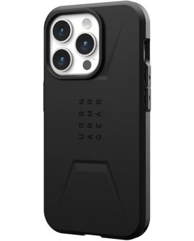 Калъф UAG - Civilian MagSafe, iPhone 15 Pro, черен - 6