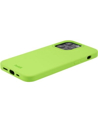 Калъф Holdit - Silicone, iPhone 13 Pro, Acid Green - 3