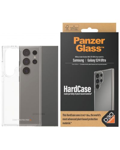 Калъф PanzerGlass - Hardcase D3O, Galaxy S24 Ultra, прозрачен - 1