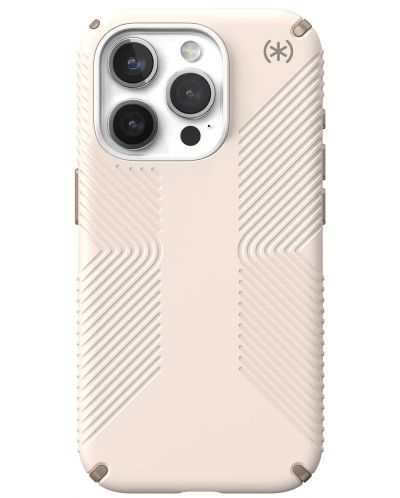 Калъф Speck - Presidio 2 Grip, iPhone 15 Pro, бежов - 1