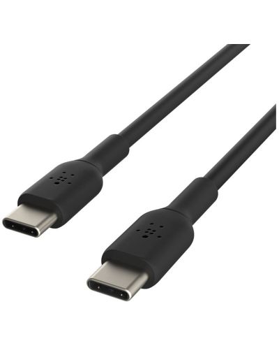 Кабел Belkin - CAB003bt2MBK, USB-C/USB-C, 2 m, черен - 2