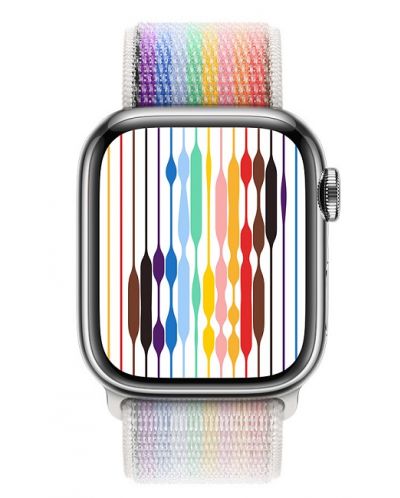 Каишка Apple - Pride Edition Sport Loop, Apple Watch, 41 mm, многоцветна - 3