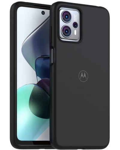 Калъф Motorola - Premium Soft, Moto G23, черен - 4