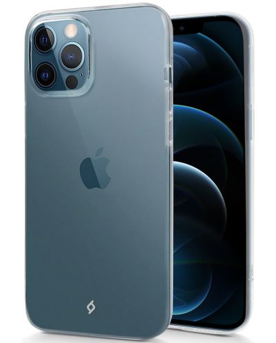 Калъф ttec - SuperSlim, iPhone 12 Pro/12, прозрачен - 1