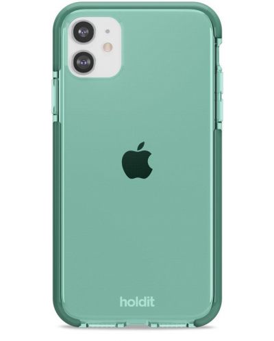 Калъф Holdit - Seethru, iPhone 11, зелен - 1