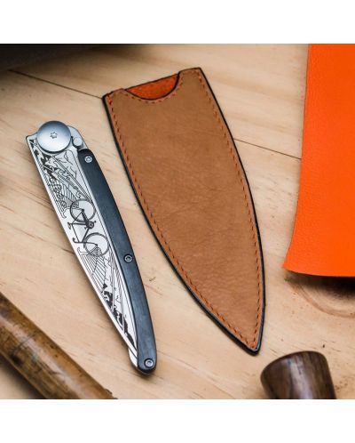Калъф за ножове Deejo - Leather Sheath Natural - 3