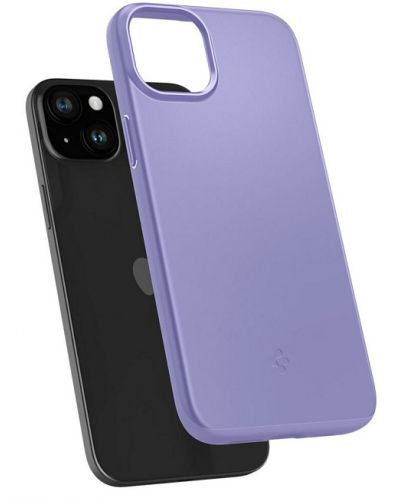 Калъф Spigen - Thin Fit, iPhone 15, Iris Purple - 3