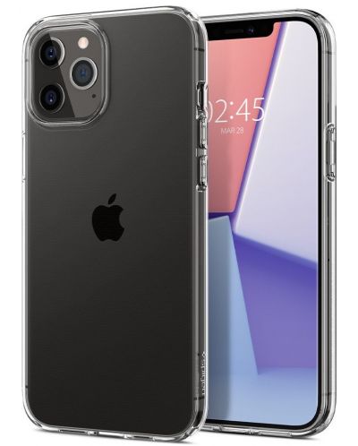 Калъф Spigen - Liquid Crystal, iPhone 12 Pro Max, прозрачен - 4