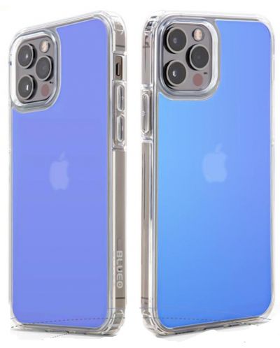 Калъф Blueo - Colorful Drop Resistance, iPhone 12/12 Pro, син - 1