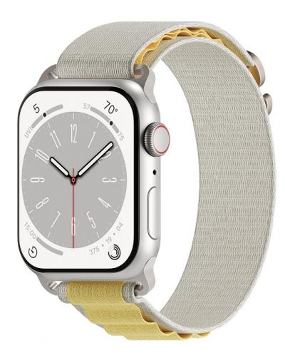 Каишка Next One - Adventure Loop, Apple Watch, 41 mm, бяла/жълта - 1