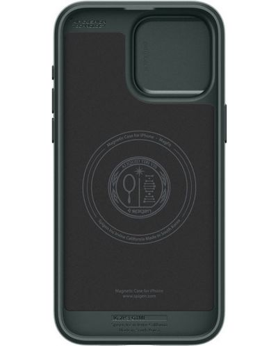 Калъф Spigen - Optik Armor, iPhone 15 Pro Max, Abyss Green - 5