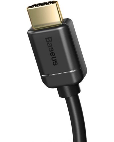 Кабел Baseus - CAKGQ-A01, HDMI/HDMI, 1 m, черен - 4