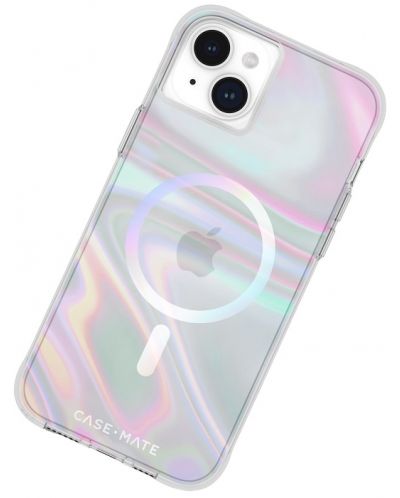 Калъф Case-Mate - Soap Bubble MagSafe, iPhone 15 Plus, многоцветен - 5