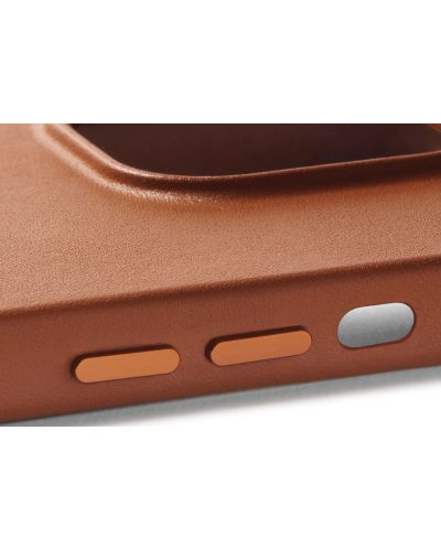 Калъф Mujjo - Full Leather MagSafe, iPhone 14, кафяв - 4