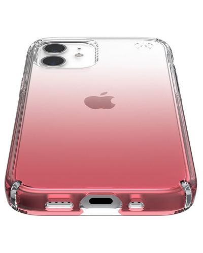 Калъф Speck - Presidio Perfect Clear, iPhone 12 mini, розов - 3
