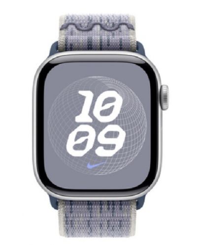 Каишка Apple - Sport Loop, Apple Watch, 46 mm, Grey/Blue - 2