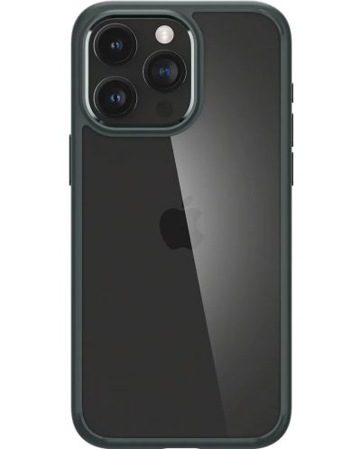 Калъф Spigen - Ultra Hybrid, iPhone 15 Pro Max, Abyss Green - 1