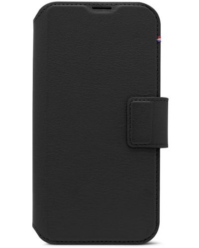 Калъф Decoded - Leather Wallet, iPhone 14, черен - 2