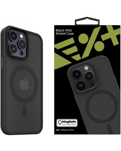 Калъф Next One - Black Mist Shield MagSafe, iPhone 14 Pro, черен - 1