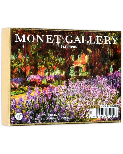 Карти за игра Piatnik - Monet-Gardens (2 тестета) - 1
