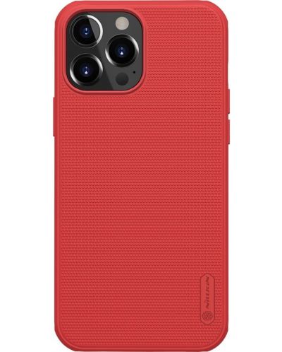 Калъф Nillkin - Super Frosted Pro, iPhone 13 Pro Max, червен - 1