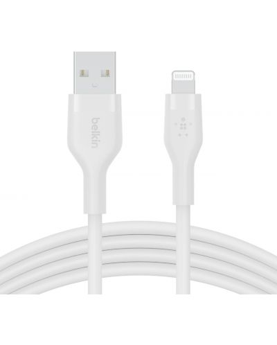 Кабел Belkin - Boost Charge, USB-A/Lightning, 2 m, бял - 4