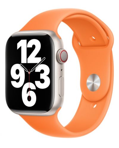 Каишка Apple - Sport, Apple Watch, 45 mm, Bright Orange - 2
