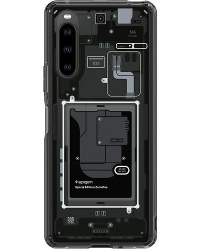 Калъф Spigen - Ultra Hybrid Zero One, Sony Xperia 10 V, черен - 2