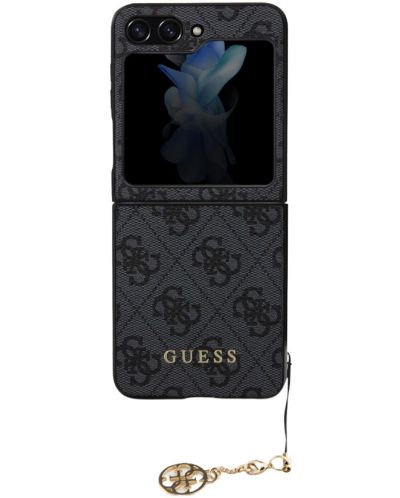 Калъф Guess - 4G Charms, Galaxy Z Flip 5, сив - 2