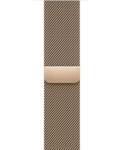 Каишка Apple - Milanese Loop, Apple Watch, 46 mm, S/M, Natural Milanese - 2