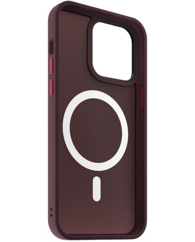 Калъф Next One - Claret Mist Shield MagSafe, iPhone 15 Pro, червен - 3
