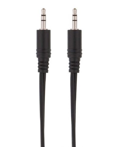 Аудио кабел TnB - 2075100244, жак 3.5 mm/жак 3.5 mm, 0.8 m, черен - 1