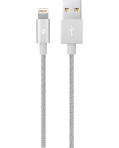 Кабел ttec - MFi AlumiCable, USB-A/Lightning, 1.5 m, сребрист - 1