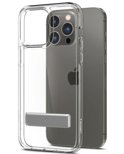 Калъф Spigen - Ultra Hybrid S, iPhone 14 Pro, прозрачен - 3