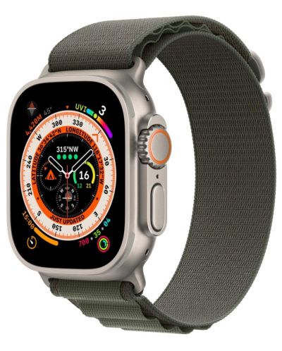 Каишка Apple - Alpine Loop L, Apple Watch, 49 mm, зелена - 2