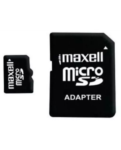 Карта памет Maxell - 32GB, microSDHC, Class10 + aдаптер - 1