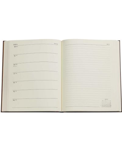 Календар-бележник Paperblanks Arabica - Verso, 18 х 23 cm, 80 листа, 2024 - 4