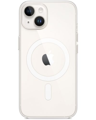 Калъф Apple - Clear MagSafe, iPhone 14, прозрачен - 1