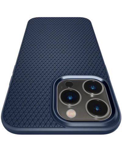 Калъф Spigen - Liquid Air, iPhone 14 Pro, син - 2