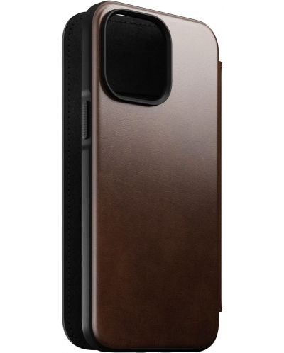 Калъф Nomad - Leather Folio MagSafe, iPhone 14 Pro Max, кафяв - 3
