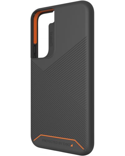 Калъф Gear4 - Denali, Galaxy S22, черен/оранжев - 4